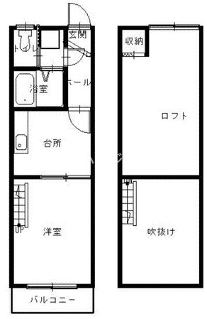 クラブイタリアⅡの物件間取画像